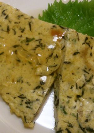 ふわふわ★豆腐とひじきの和風オムレツ-レシピのメイン写真