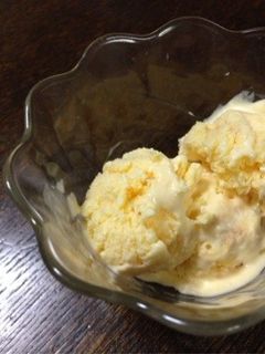 チーズケーキ味のアイスクリーム♡-レシピのメイン写真
