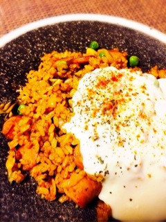 【20分】ホワイトソース添♡カレーピラフ-レシピのメイン写真