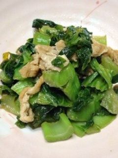こぶなと油揚げの煮浸し風炒め-レシピのメイン写真