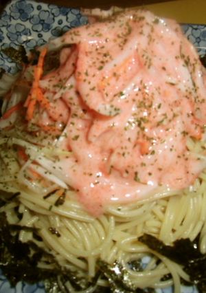 ＊新たまたっぷり＊明太スパサラ-レシピのメイン写真