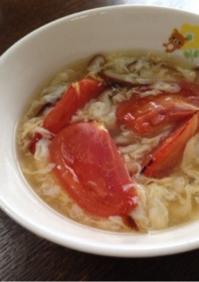 焼きトマトの♡かきたまスープ♡-レシピのメイン写真