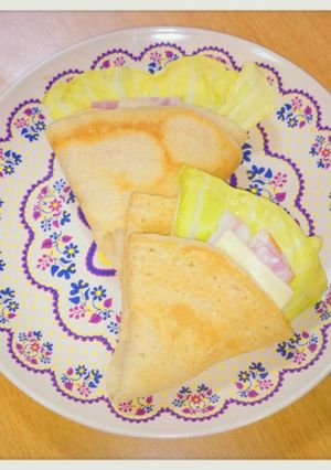 お好み焼き粉 de ブリトー-レシピのメイン写真