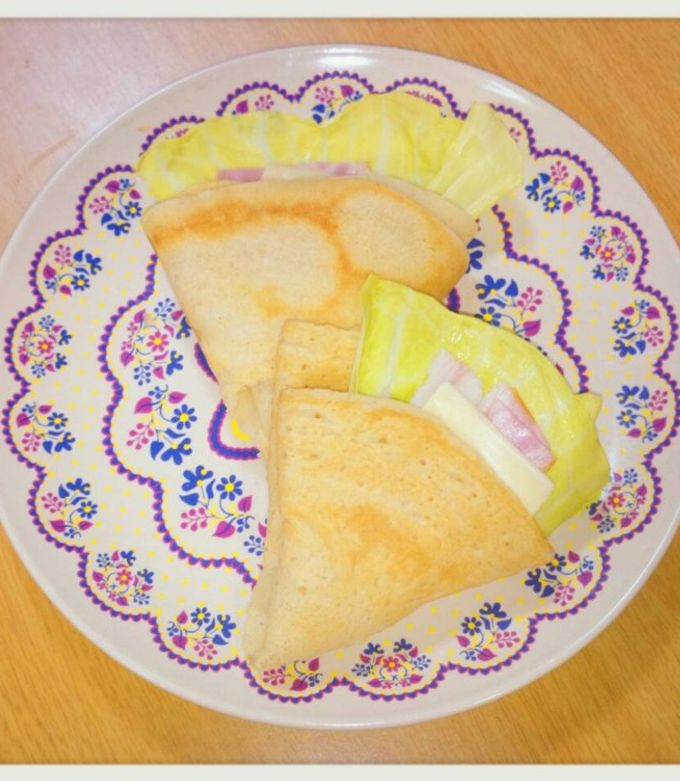 お好み焼き粉 de ブリトー-レシピのメイン写真