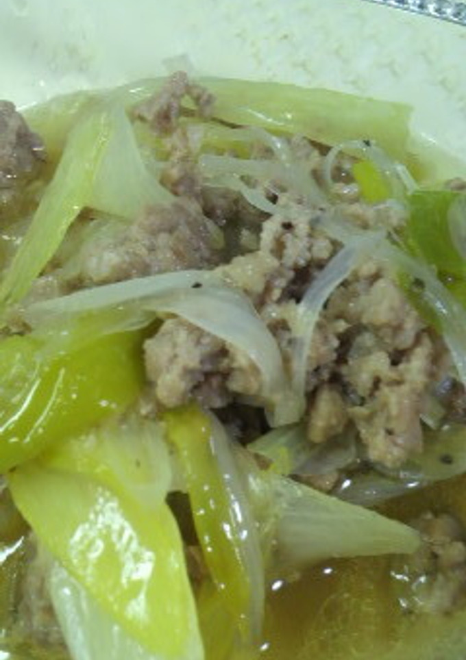 豚挽き肉と長ネギのくたっと煮♪-レシピのメイン写真