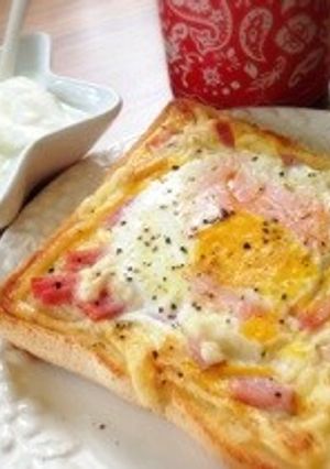 ジューシーたまごトースト♡-レシピのメイン写真