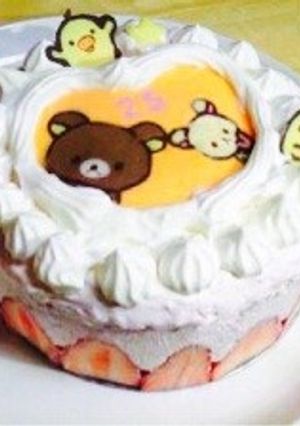 キャラチョコプレート★リラックマケーキ-レシピのメイン写真