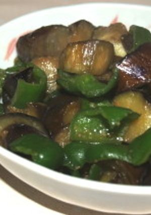 5分で作る茄子とピーマンの味噌炒め-レシピのメイン写真