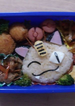キャラ弁☆ポケモン ニャース♪-レシピのメイン写真