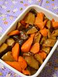 干しいたけと人参の煮物