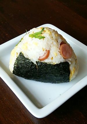 ソーセージおにぎり-レシピのメイン写真