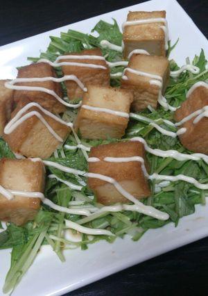 照りマヨ厚揚げ-レシピのメイン写真