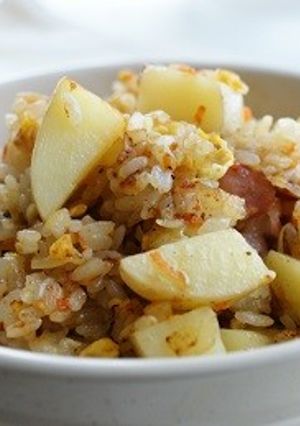 新じゃがのバター醤油チャーハン-レシピのメイン写真