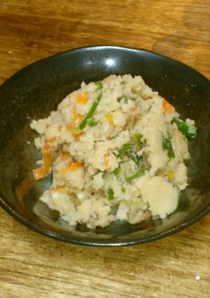 *ブリ大根の煮汁de おからの炒り煮*-レシピのメイン写真