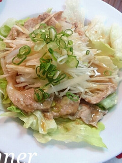 豚しゃぶサラダ〜ごまポンで〜-レシピのメイン写真