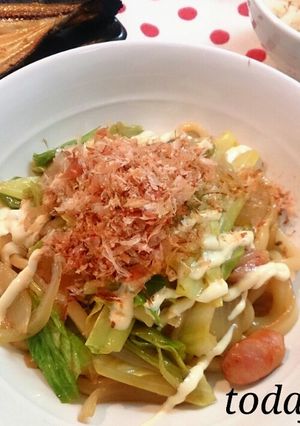 簡単！ヘルシー！うちの焼きうどん-レシピのメイン写真