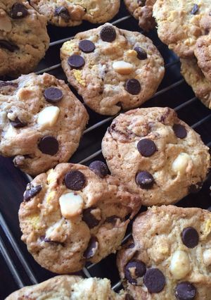 チョコチップス&マカダミアナッツクッキー-レシピのメイン写真