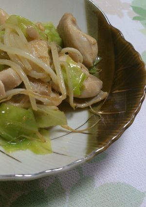 鶏モモ肉のガリバタ醤油炒め★☆-レシピのメイン写真