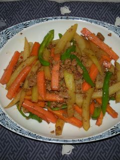 野菜三種の肉味噌炒め-レシピのメイン写真