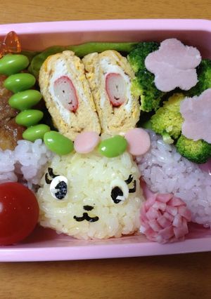 ジュエルペットのサフィー☆キャラ弁☆-レシピのメイン写真