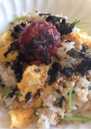 とりと三つ葉の和風チャーハン-レシピのメイン写真