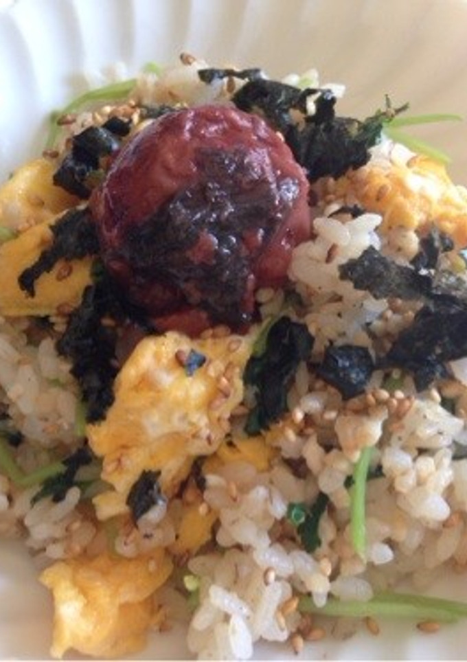とりと三つ葉の和風チャーハン-レシピのメイン写真