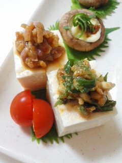 夏バテ防止☆豆腐のみょうが味噌-レシピのメイン写真