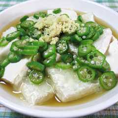 รูปของ ◆糖尿病◆豆腐のオクラあんかけ