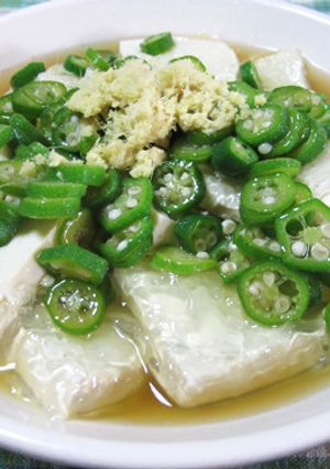 ◆糖尿病◆豆腐のオクラあんかけ-レシピのメイン写真