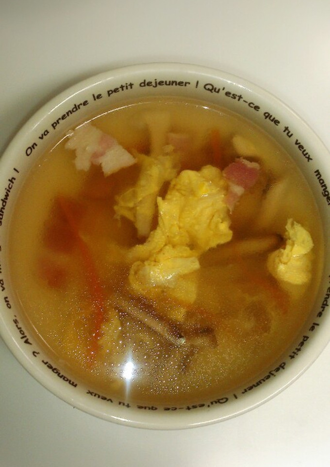 しいたけの軸のスープ-レシピのメイン写真