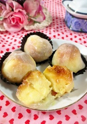絶品✿アイスカラメルプリン大福-レシピのメイン写真