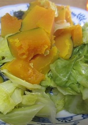 春キャベツとかぼちゃのスチーム-レシピのメイン写真