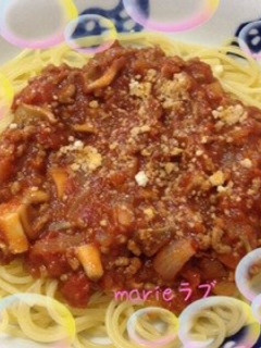 美味♡ミートソーススパゲッティ-レシピのメイン写真