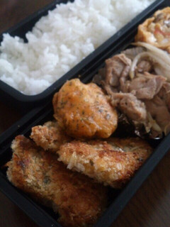 時短!あじの香草フライ風弁当-レシピのメイン写真