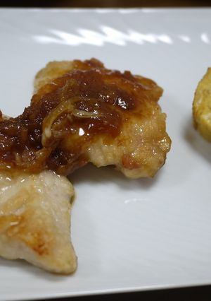 鶏胸肉の梅しょうゆソテー。-レシピのメイン写真