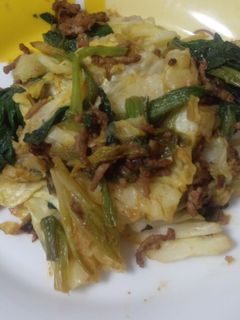 キャベツとほうれん草と豚肉のカレー炒め☆-レシピのメイン写真