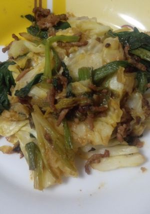 キャベツとほうれん草と豚肉のカレー炒め☆-レシピのメイン写真