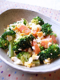 食卓に春♪ブロッコリーと卵のサラダ-レシピのメイン写真