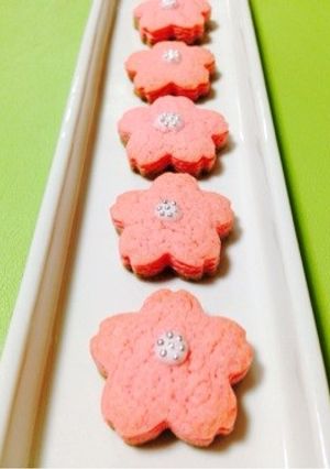 春の香りの桜クッキー。-レシピのメイン写真