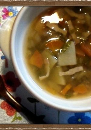 圧力鍋で絶品ッ!!野菜スープ(o^^o)-レシピのメイン写真