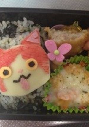 妖怪ウォッチジバニャン☆キャラ弁-レシピのメイン写真