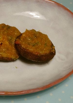しいたけのふきのとう味噌焼き♡-レシピのメイン写真