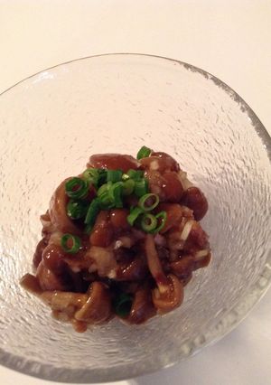 なめこたまねぎ和え-レシピのメイン写真