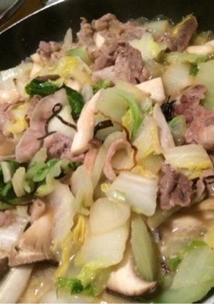 豚肉と白菜のオイマヨ炒め-レシピのメイン写真