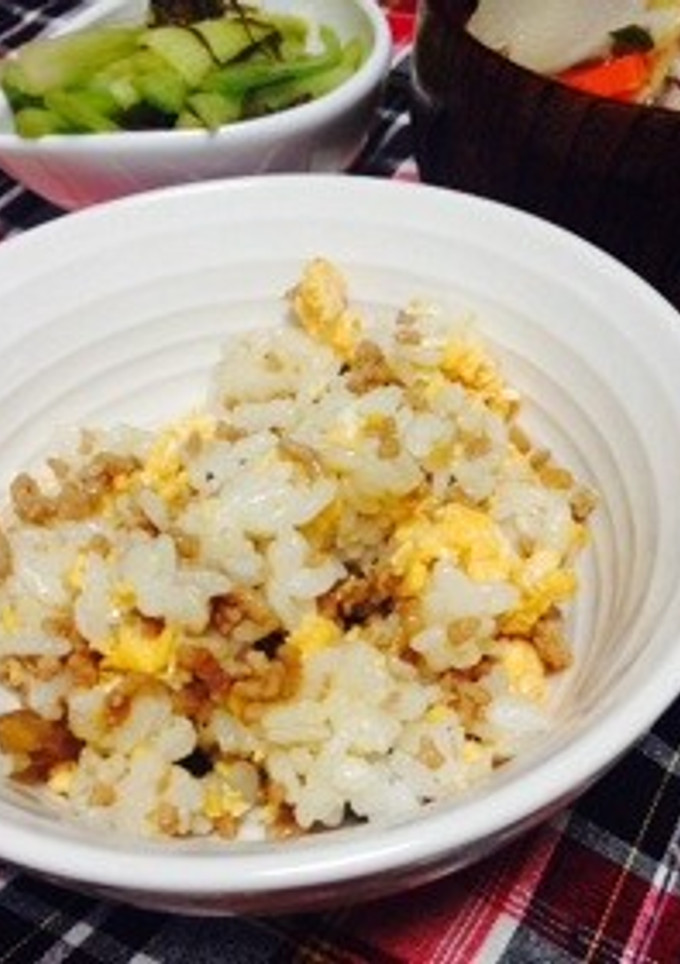 卵とそぼろの混ぜご飯-レシピのメイン写真