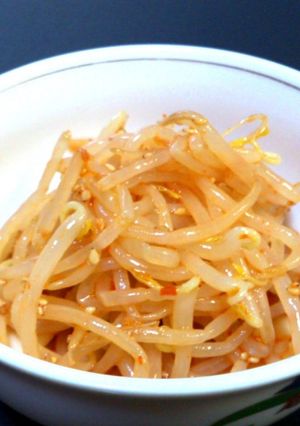 簡単！激ウマ！ピリ辛のもやしナムル-レシピのメイン写真
