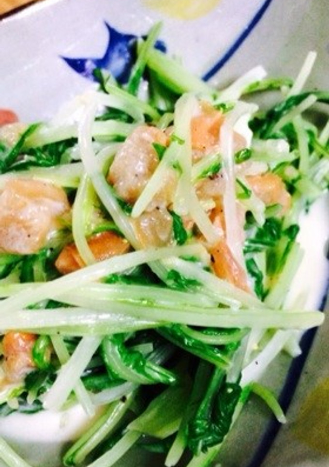梅とクリームチーズの水菜の和え物-レシピのメイン写真