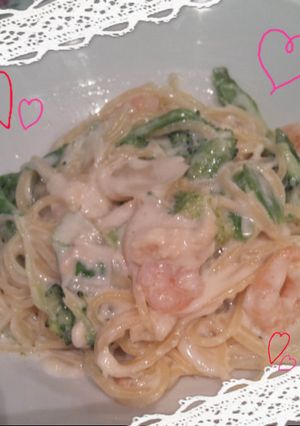 フライパン１つでクリームパスタ-レシピのメイン写真
