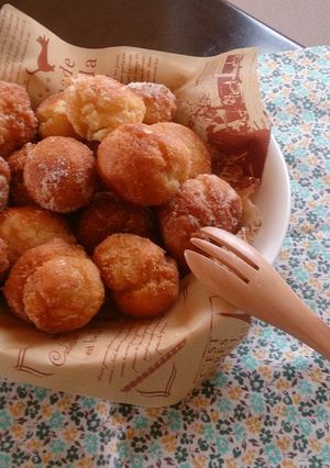 ホットケーキミックスで簡単ドーナッツ-レシピのメイン写真