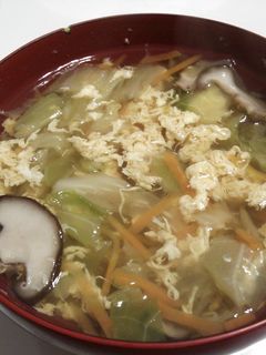 栄養満点!我が家のかきたま汁-レシピのメイン写真